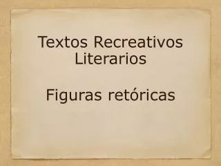 figuras ret ricas