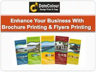 Enhance Your Business With Brochure Printing & Flyers Printi