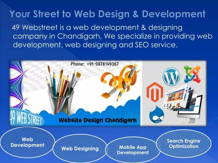 your street to web design development