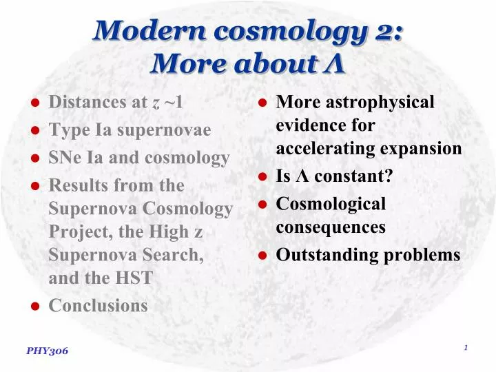 modern cosmology 2 more about