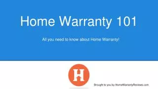 Pros and cons of Home warranty service