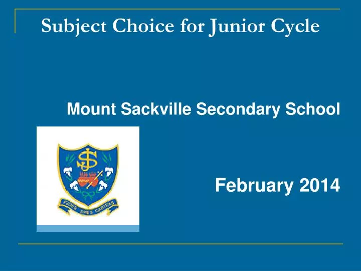 subject choice for junior cycle