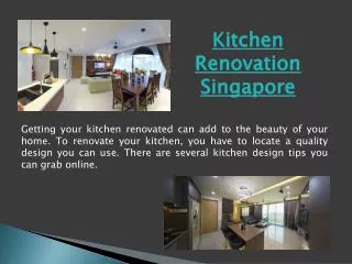 Kitchen Renovation Singapore