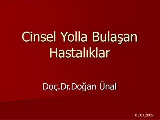 cinsel yolla bula an hastal klar