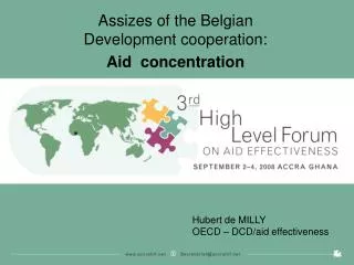 Assizes of the Belgian Development cooperation: Aid concentration