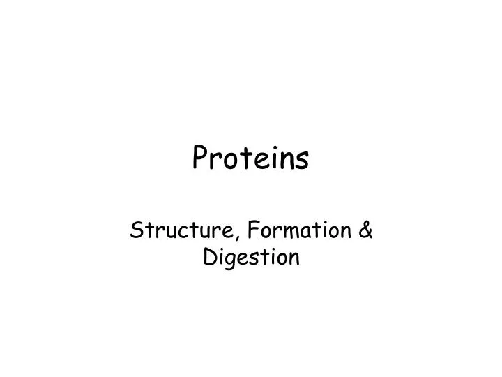 proteins