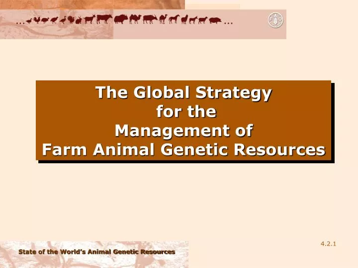 the global strategy for the management of farm animal genetic resources
