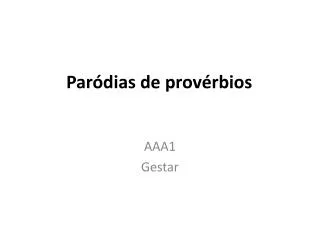par dias de prov rbios