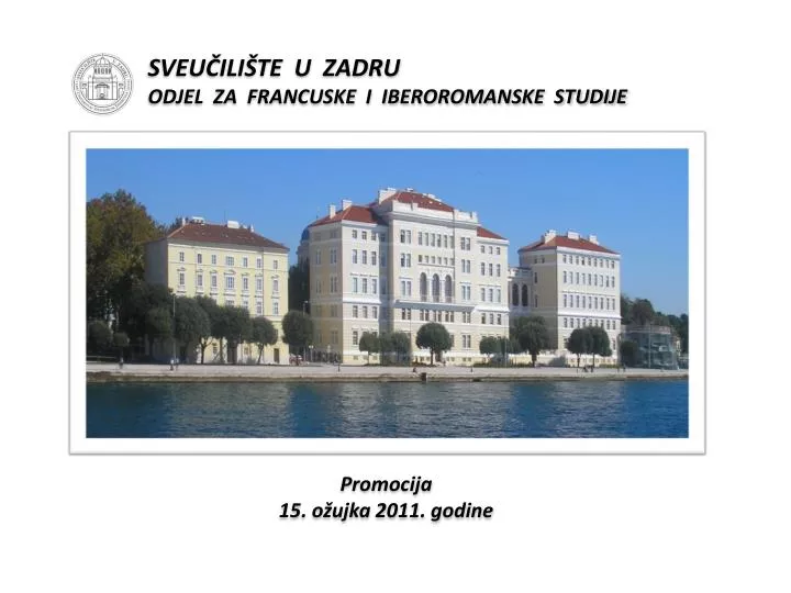 promocija 15 o ujka 2011 godine