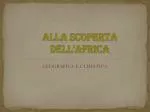 ALLA SCOPERTA DELL’AFRICA - slide 1