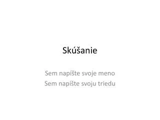 sk anie