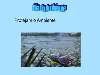 protejam o ambiente