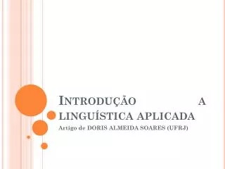 introdu o a lingu stica aplicada