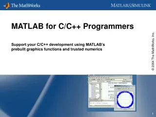 MATLAB for C/C++ Programmers
