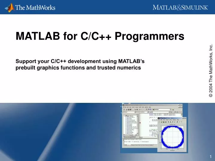 matlab for c c programmers