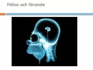h lsa och l rande