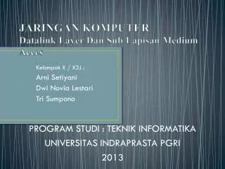 jaringan komputer datalink layer dan sub lapisan medium acces