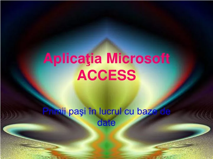 aplica ia micro soft access