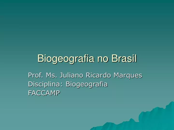 biogeografia no brasil