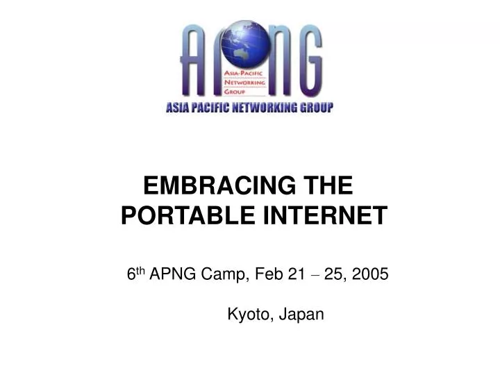 embracing the portable internet