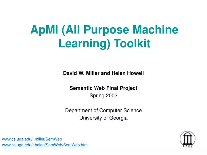 apml all purpose machine learning toolkit