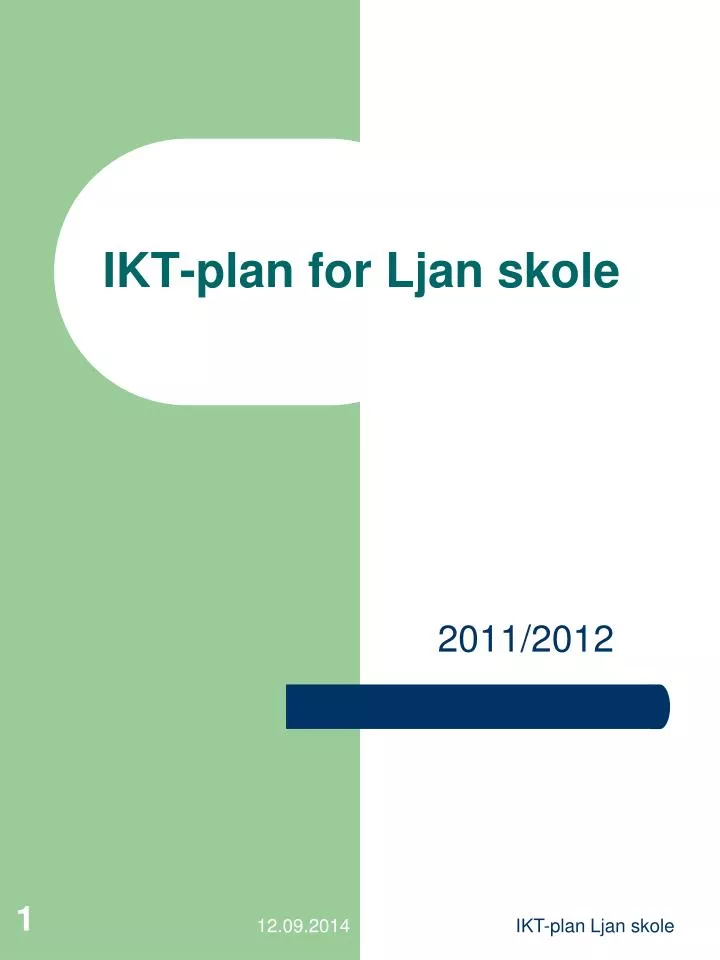 ikt plan for ljan skole