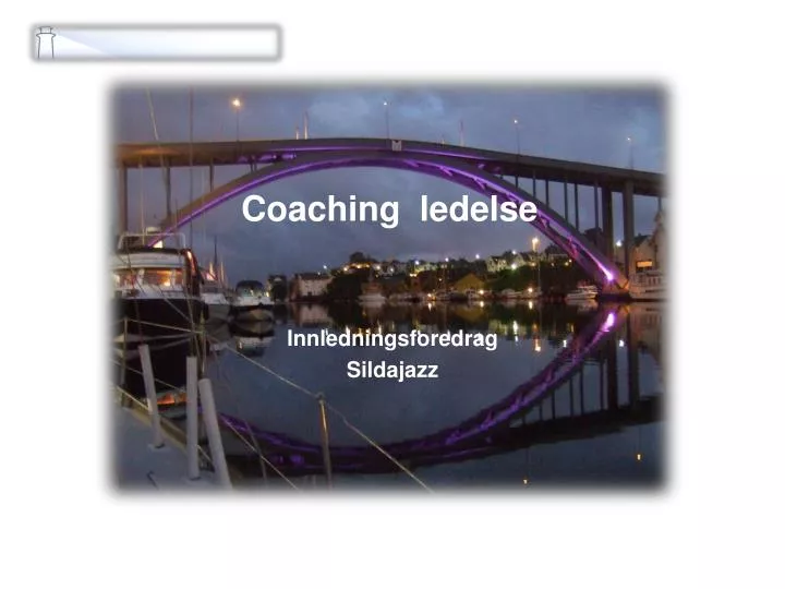 coaching ledelse