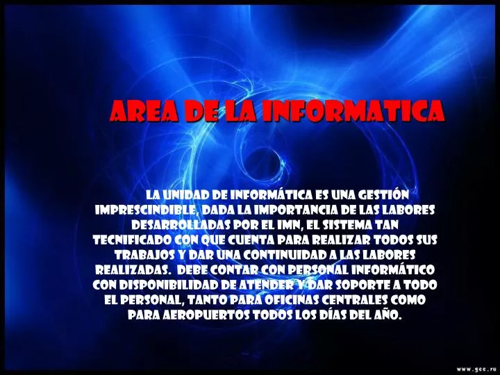 area de la informatica