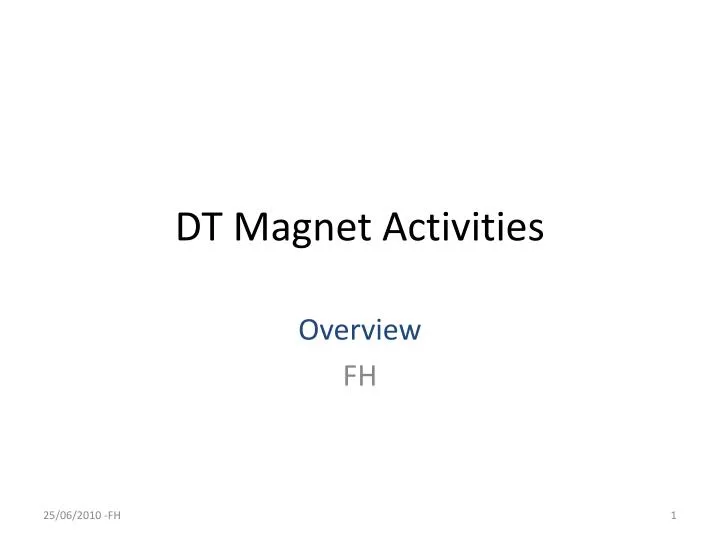 dt magnet activities