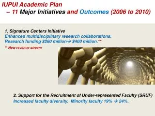2. Support for the Recruitment of Under-represented Faculty (SRUF)