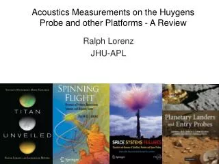 Acoustics Measurements on the Huygens Probe and other Platforms - A Review