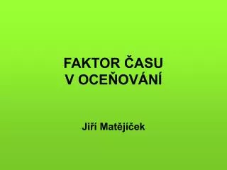 faktor asu v oce ov n