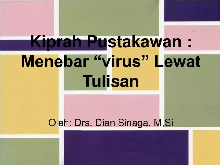 kiprah pustakawan menebar virus lewat tulisan