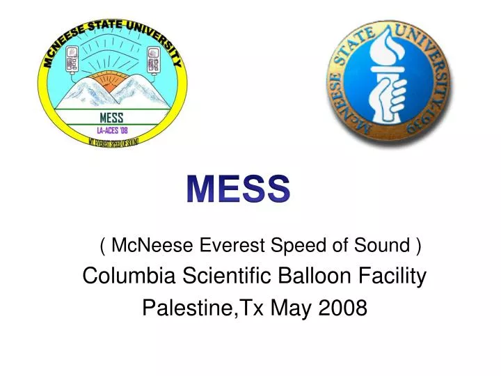 mcneese everest speed of sound