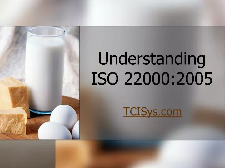 understanding iso 22000 2005