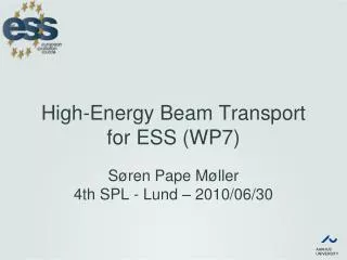 High-Energy Beam Transport for ESS (WP7)