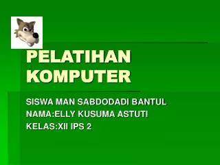 pelatihan komputer