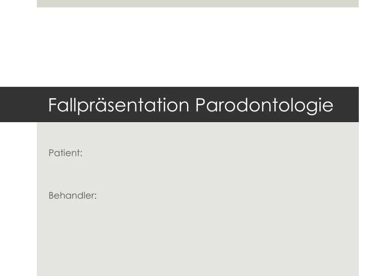 fallpr sentation parodontologie