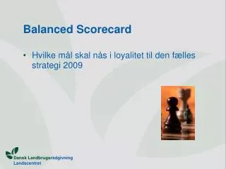 balanced scorecard