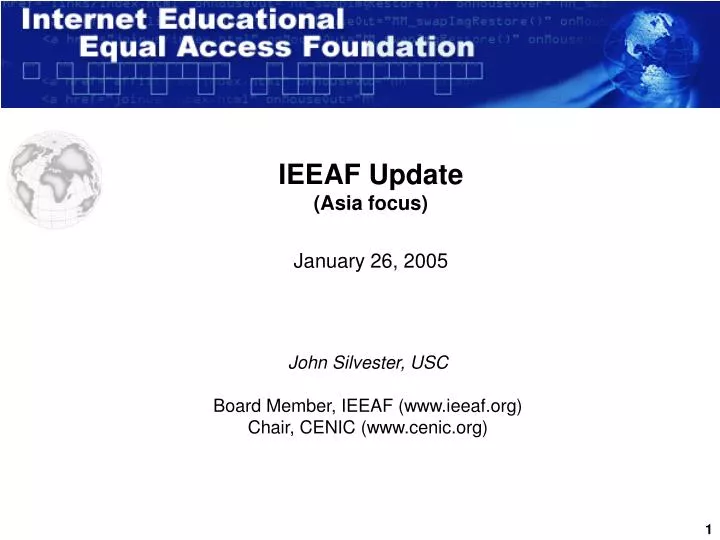 ieeaf update asia focus january 26 2005