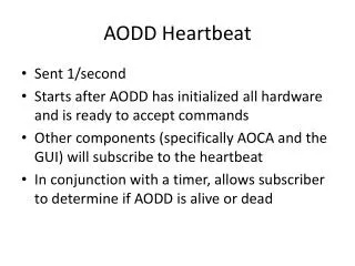 AODD Heartbeat