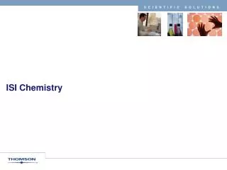 isi chemistry