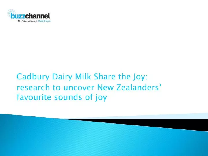 cadbury dairy milk share the joy research to uncover new zealanders favourite sounds of joy