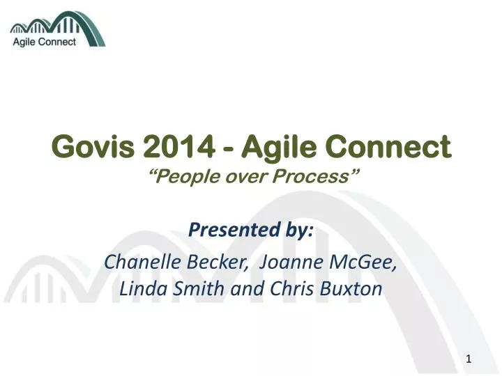 govis 2014 agile connect people over process