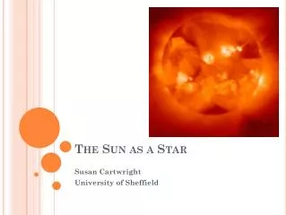 The Sun as a Star
