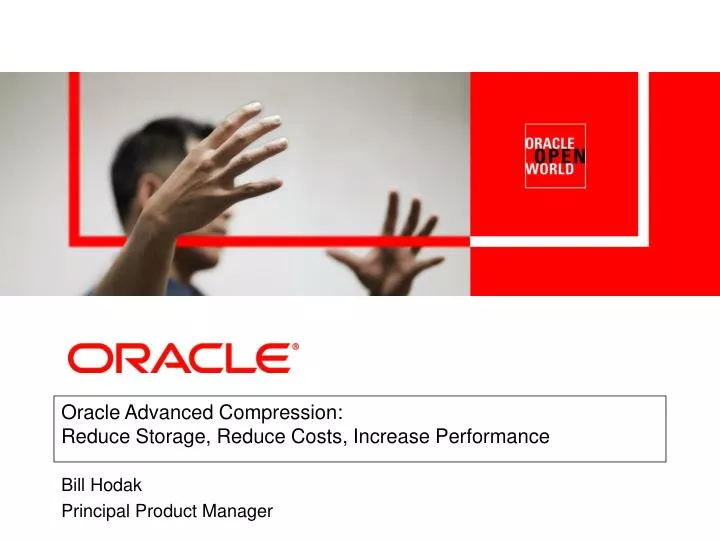 oracle advanced compression reduce storage reduce costs increase performance