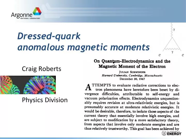 dressed quark anomalous magnetic moments