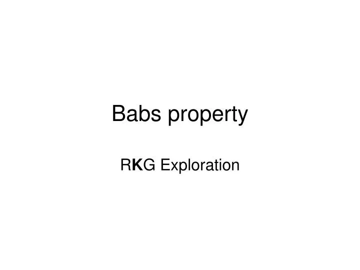babs property