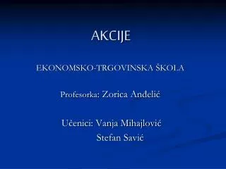akcije