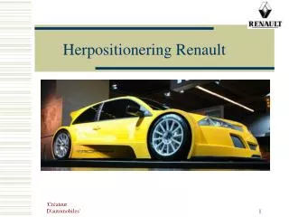 herpositionering renault